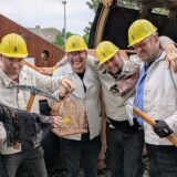Eine Gruppe von Menschen auf Extraschicht Recklinghausen.