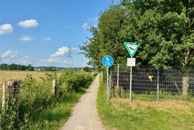 Das Pättken verläuft durch ein Naturschutzgebiet