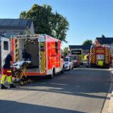 In Recklinghausen-Suderwich hat am frühen Montagabend eine Fettexplosion zu einem Großeinsatz geführt.