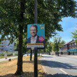 Überall in der Stadt ist der CDU-Bürgermeisterkandidat Thomas Terhorst bereits auf Wahlplakaten zu sehen, hier an der Kreuzung Bergstraße/Lipper Weg.