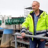 Rafael Schemmer ist Bauleiter des Umbaus am Walzenwehr in Haltern.