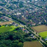 Der Waltroper Stadtteil Braßkamp aus der Luft.