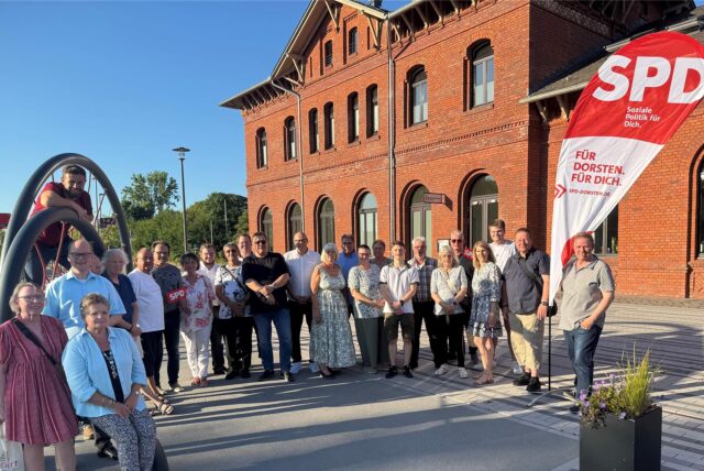 Das SPD-Team stellte sein Wahlprogramm im Bürgerbahnhof vor.