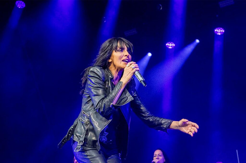 Nena singt auf der Bühne beim Sunset Beach Festival in Haltern Nena singt auf der Bühne beim Sunset Beach Festival in Haltern
