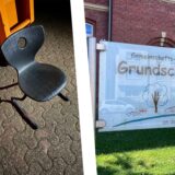 Auch dieser Stuhl zählt zu den Möbeln, die an der Grundschule an der Hohenzollernstraße aussortiert wurden.