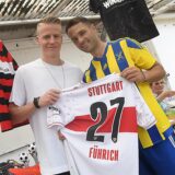 DFB-Star Chris Führich (l.) mit seinem besten Freund Kerim König vom VfB Habinghorst.