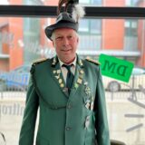 Hubert Köster der Hauptmann 2. Kompanie BSV Waltrop in seinem Schützenrock.