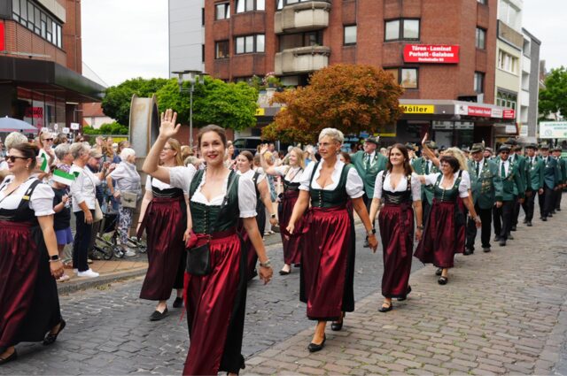 Eindrücke vom Festumzug anlässlich des Schützenfestes 2025 des BSV Waltrop