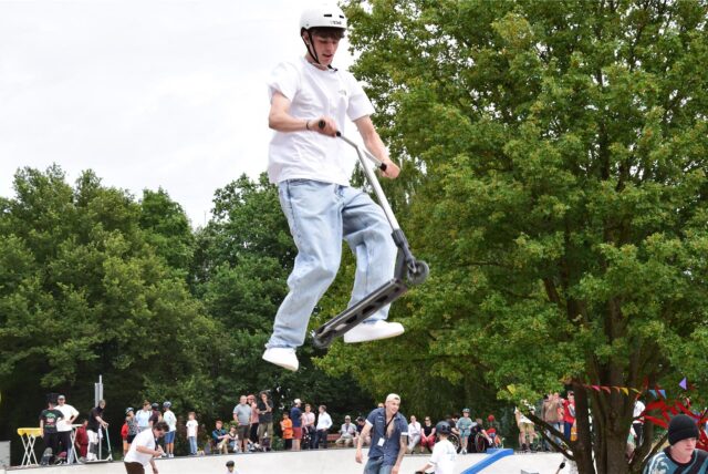 Impressionen von der Eröffnung des Skateparks in Haltern