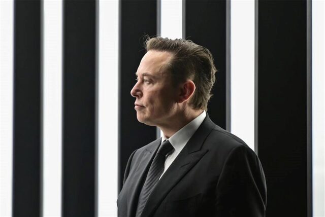 Elon Musk, Tesla-Chef, nimmt an der Eröffnung der Tesla-Fabrik Berlin Brandenburg teil.