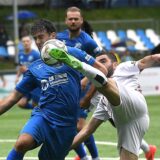 Wacker-Neuzugang Sami Simsek (l.) spielte in der zweiten Halbzeit mit Mick Nacbrotzki 8im Hintergrund) in der Innenverteidigung.