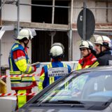 Feuerwehr am Unfallort in Bochum-Wattenscheid