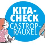 Ein Schriftzug: „Kita-Check Castrop-Rauxel“