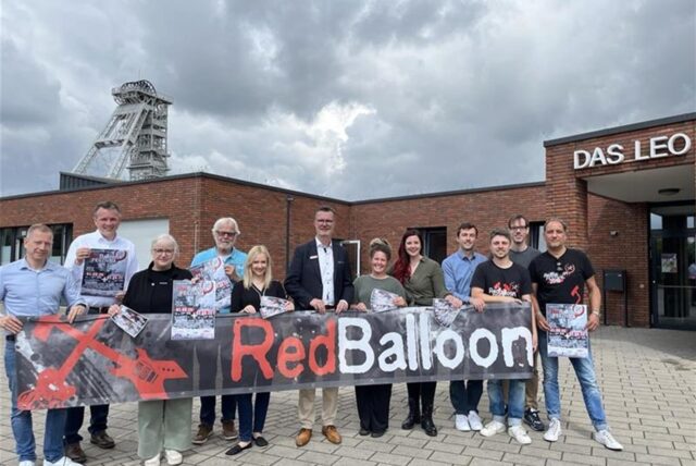 Organisatoren und Sponsoren freuen sich schon auf das zweitägige RedBalloon-Festival am 1. und 2. August in Dorsten am LEO.
