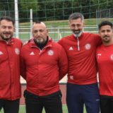 Bei Kültürspor Datteln in der sportlichen Verantwortung: (v.l.) die Trainer Ahmet Türk, Bülent Kirkagac, Serkan Sahin und der Sportliche Leiter Sadik Tokman.