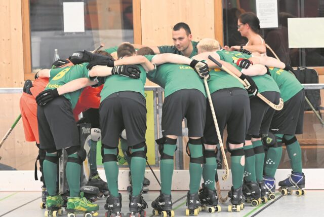 RHC-Trainer Christoph Rindfleisch schwört sein Team ein.