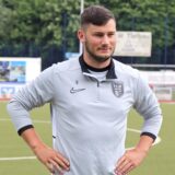 FC Marl Sportliche Leiter Dario Gedenk und FC-Neuzugang Arian Schuwirth