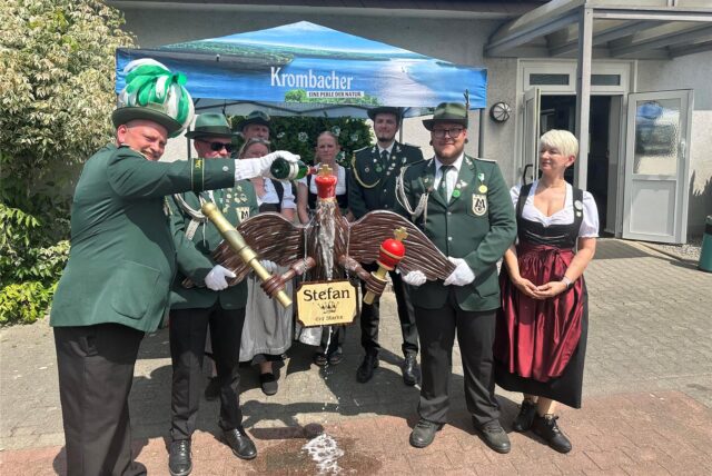 Vogeltaufe der Bürgerschützengilde Meckinghoven.