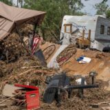Verwüstung nach der Flut in einem Sommercamp in Texas.