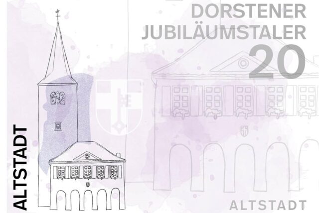 Der Jubiläumstaler für die Altstadt