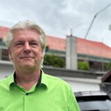 Karsten Zygowski zeigt uns die Dacharbeiten auf dem ehemaligen Kino Kurbel in Castrop.