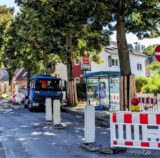 Warnbaken an der Luisenstraße.