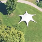 Das Sternenzelt am Schloss Lembeck wird zum Trauort.