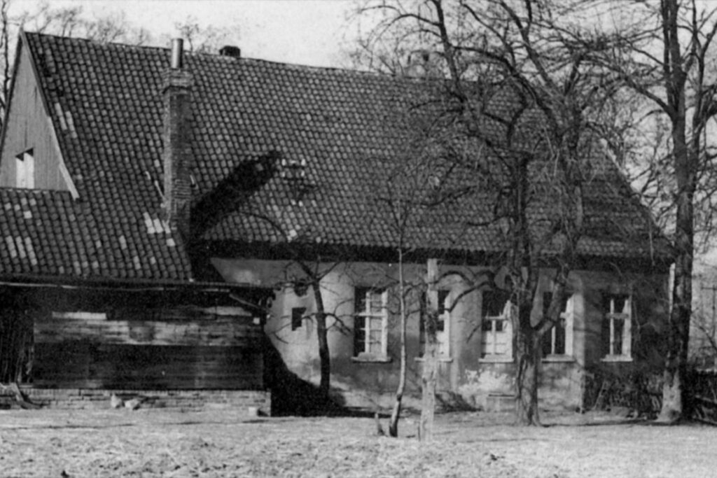 Das alte Forsthaus stand im heutigen Stadtkern von Marl.