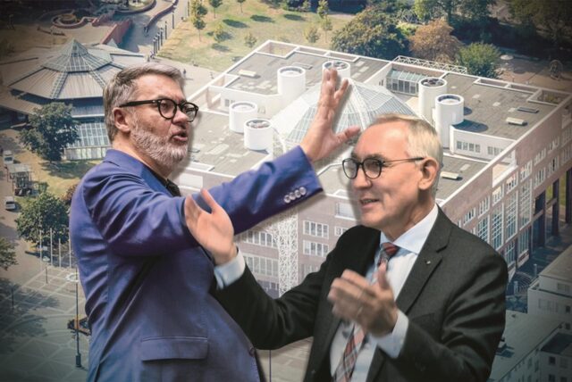Collage aus Dortmunds OB Thomas Westphal und Regierungspräsident Heinrich Böckelühr.