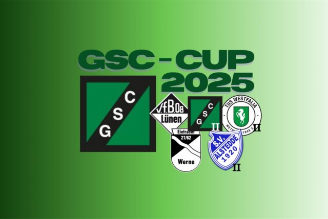Wappen der teilnehmenden Mannschaften beim GSC-Cup