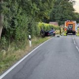 Die Lippramsdorfer Straße ist nach einem Verkehrsunfall gesperrt