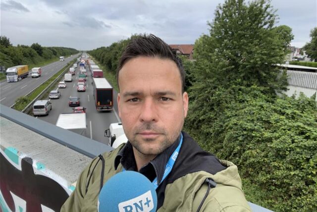 Die Vollsperrung der A2 in Dortmund nach einem Unfall hat heftige Auswirkungen auf den Verkehr. RN-Reporter Martin Bytomski berichtet am Freitagmorgen von der Situation.