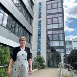 Juliane Brüggemann vor dem BKO in Datteln.