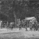 So sah der Kapellenplatz auf dem Annaberg in Haltern im Jahr 1915 aus.