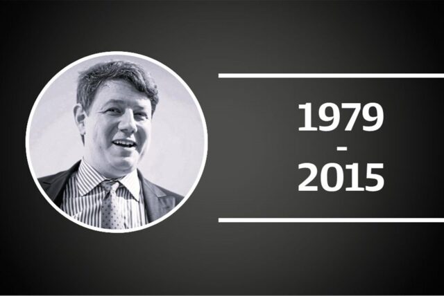 Die Montage zeigt die Lebensdaten von Philipp Mißfelder (1979-2015) und ein Porträt des CDU-Politikers.
