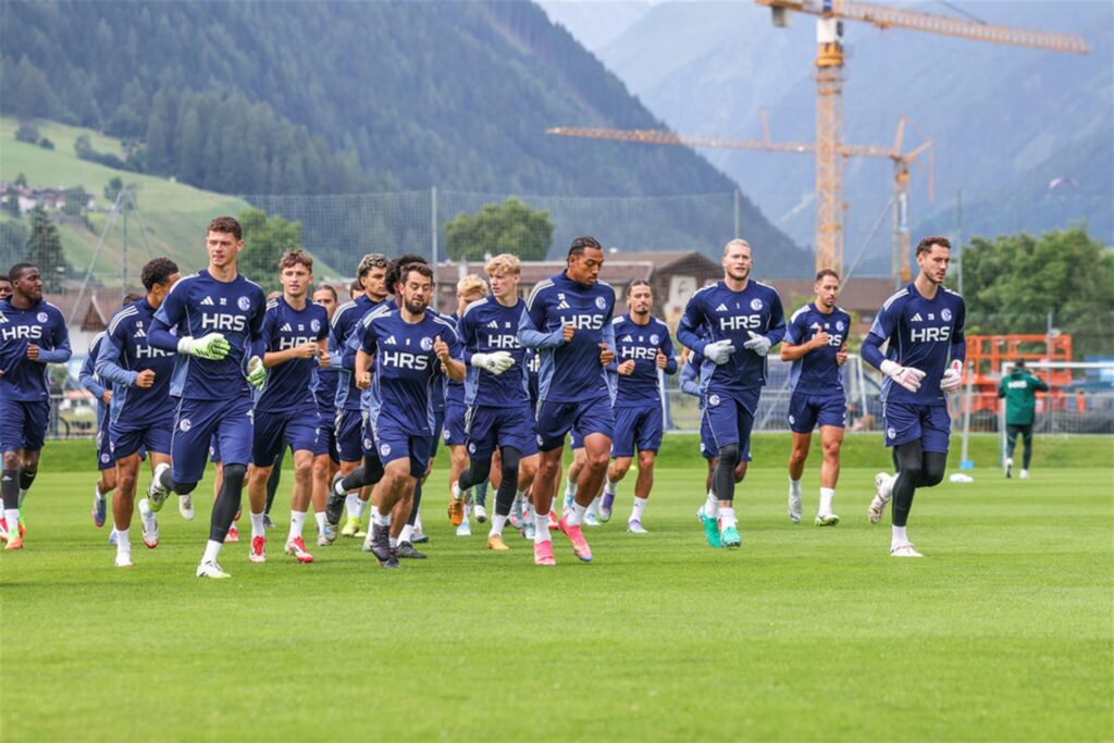 Vorbereitung, Sommertrainingslager des FC Schalke 04 in Neustift im Stubaital