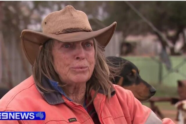 Tania Henley im Interview mit „9 News Perth“ in Westaustralien.