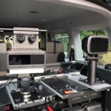 Blick auf die Technik eines Radarwagens. Auch im Kreis Recklinghausen werden regelmäßig Verkehrsüberwachungen durchgeführt.