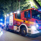Ein Löschfahrzeug der Feuerwehr Marl.