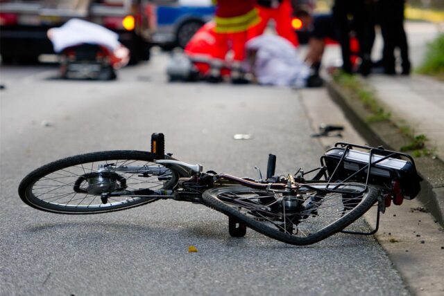 Fahrradunfall.