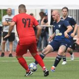 Kevin Wagener (M.) und der VfR Rauxel testeten gegen die Zweite des SC Victoria.