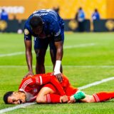 Jamal Musiala verletze sich Halbfinale der Klub-WM gegen Paris-Saint-German schwer. Seine Verletzung sah auch Trainer vom VfV Habinghorst. Patrick Stich war derjenige, der bei den Bildern 15-Jahre zurückversetzt wurde, zu seiner Identischen Verletzung