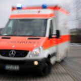 Ein Rettungswagen im Einsatz (Symbolbild)