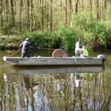 500 Meter Schlauch wurden in der Stever verlegt.