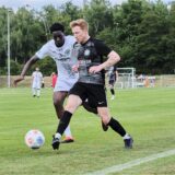 Niklas Flink (r.) und der SV Wanne 1911 haben den SV Sodingen mit 6:0 abgeschossen.