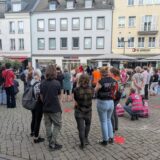 Demo auf dem Marktplatz
