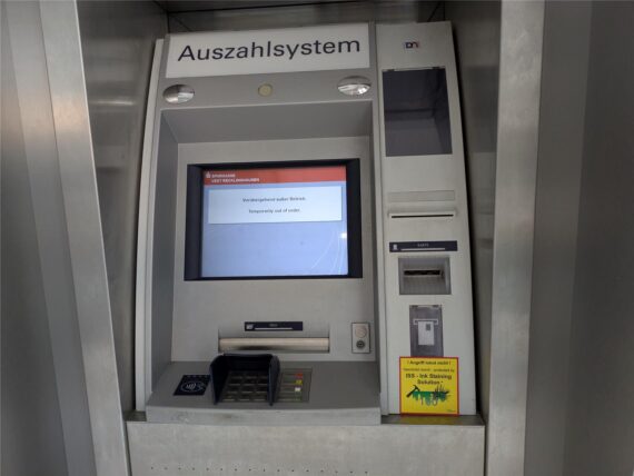 Ansicht einer Bankfiliale in Waltrop.