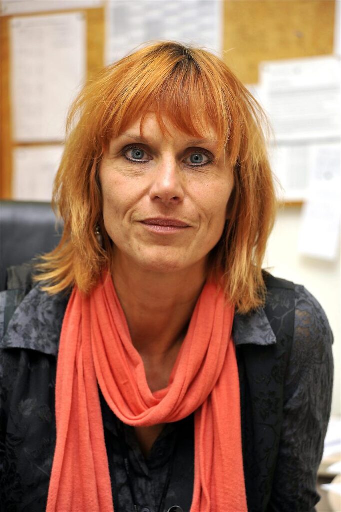 Helke Waterfeld, ehemalige Schulleiterin des Freiherr-vom-Stein-Gymnasiums in Recklinghausen, bei ihrem Amtsantritt im Jahr 2012.