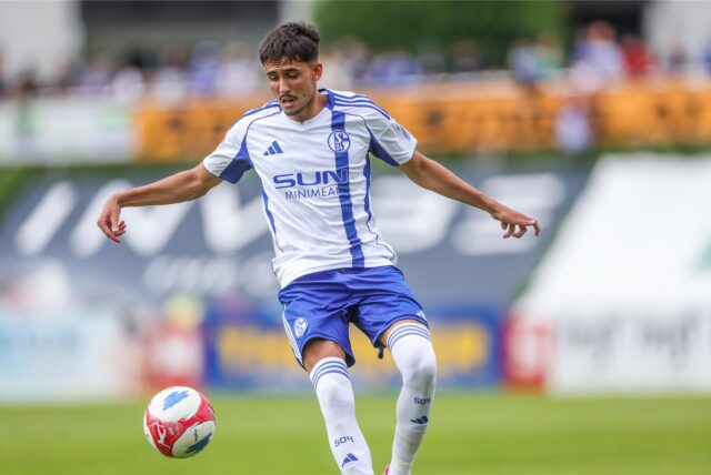12.07.2025, Fussball, Saison 2025/2026, Testspiel, FC St. Gallen – FC Schalke 04, Ilyes Hamache (FC Schalke 04)