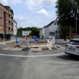 Der neue Schlaufenkreisel in Recklinghausen-Nord